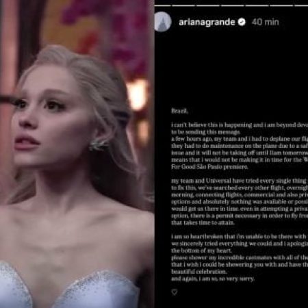 Ariana Grande cancela vinda ao Brasil para estreia de Wicked e lamenta: “Estou de coração partido”