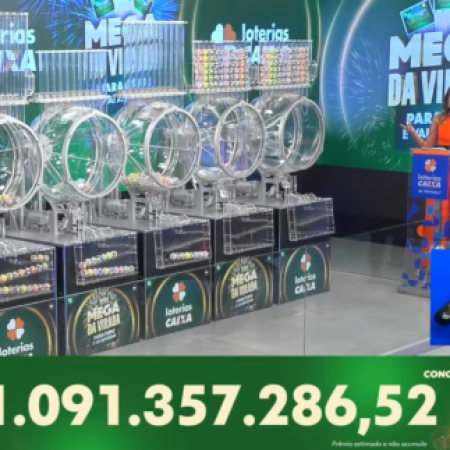 Após ser adiado, sorteio da Mega da Virada é realizado. Veja quais foram os números sorteados!