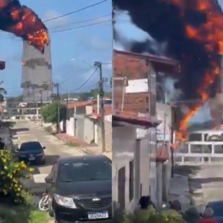 Incêndio destrói estátua de Nossa Senhora de Fátima; cabeça permanece intacta