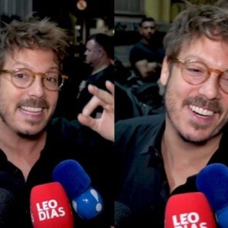 Fábio Porchat cogita Leo Dias entre os próximos convidados de seu programa: “Tem que chamar”