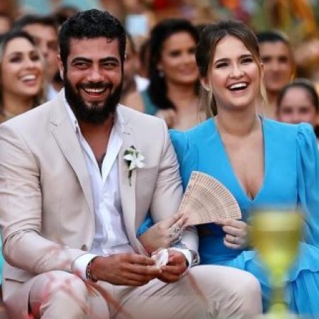 Amanda Vasconcelos, esposa de Henrique, é solta após detenção por infração de trânsito nos EUA