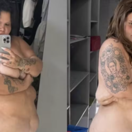 Thais Carla vai às lágrimas ao celebrar 1 ano de bariátrica e perda de 100 kg