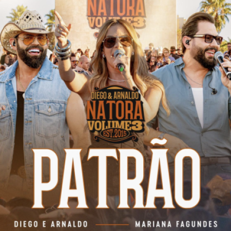 Diego & Arnaldo lançam “Patrão” ao lado de Mariana Fagundes após gravação diante de 25 mil pessoas