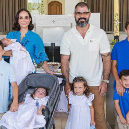Juliano Cazarré revela desejo de aumentar a família: “Mais um Cazarrézinho”