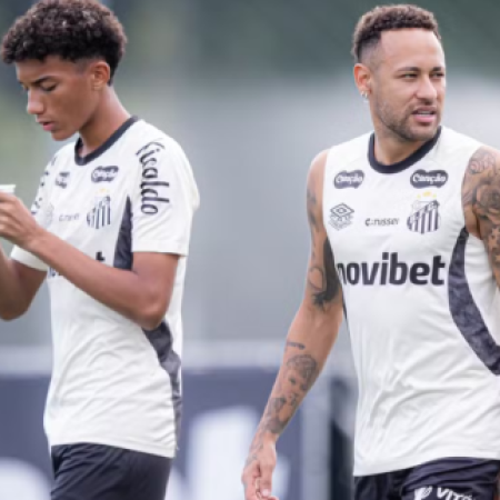 Robinho Jr. fez notificação ao Santos após agressão de Neymar e cogita rescisão