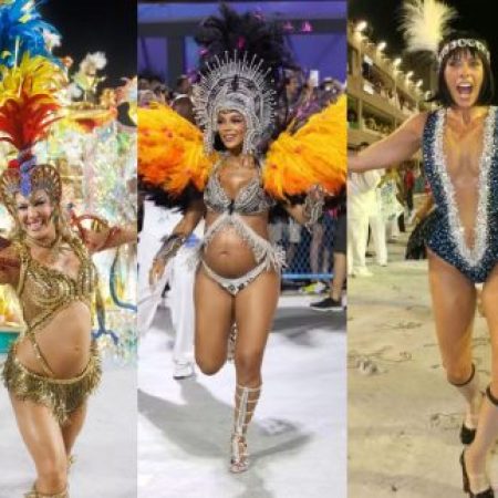 Bebês “pé quente”: Lore Improta e outras famosas que desfilaram grávidas foram campeãs no Carnaval