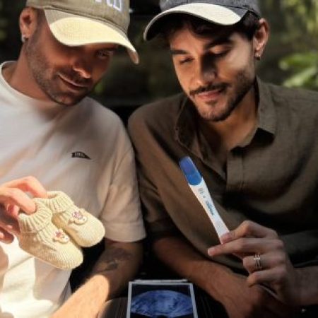 Em clima de Páscoa, Kadu Rodrigues e Rafael Rafaldini anunciam chegada do primeiro filho