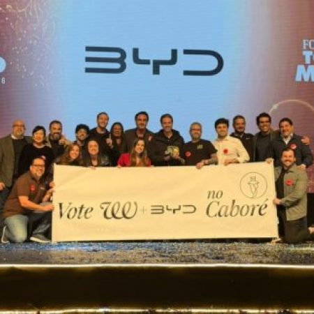 BYD faz história no Top of Mind e lidera lembrança de elétricos no Brasil pelo 2° ano