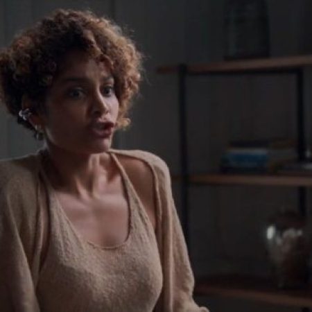 Lena desembarca no Brasil com bebê e dribla fiscalização em cena tensa de “Três Graças”