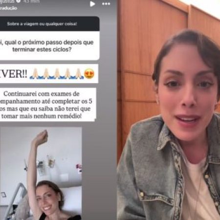 Fabiana Justus fala sobre próximos passos após concluir ciclos de tratamento contra câncer