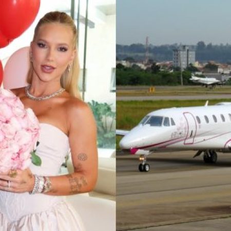 Virginia repagina jatinho milionário, mas mantém adesivo de Zé Felipe; veja fotos