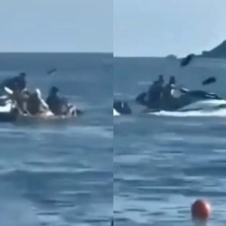 Casal é assaltado por criminosos em moto aquática em passeio de caiaque em praia de SP