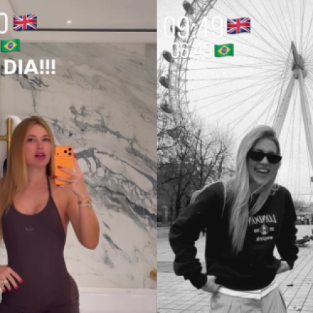 Depois de “sumir” por 24 horas, Virginia reaparece e mostra o que tem feito em Londres