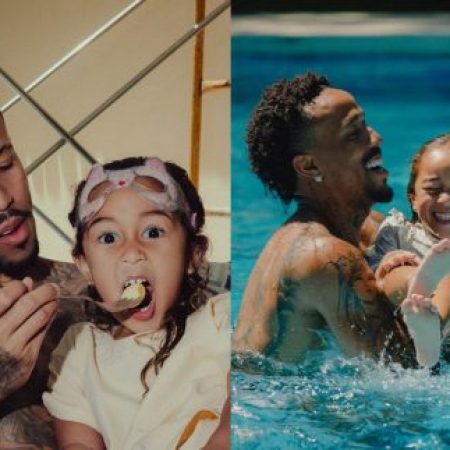Éder Militão abre álbum com a filha, Cecília, e se declara: “A vida é bonita ao seu lado”