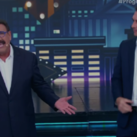 Após polêmicas, Ratinho recebe Flávio Bolsonaro e ressalta: “SBT não tem partido”