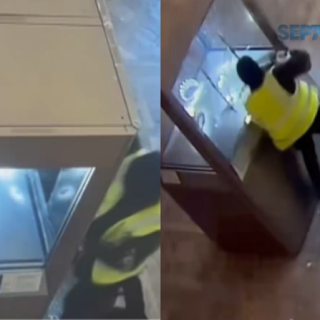 Roubo no Louvre: imagens inéditas mostram momento em que joias são levadas