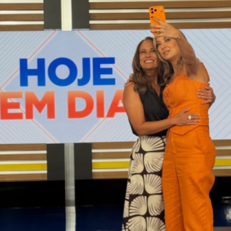 Renata Alves se despede de Ticiane Pinheiro após 10 anos de “Hoje em Dia”