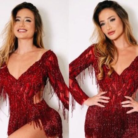 Nota 10! Bruna Griphao acerta em look para ensaio do Salgueiro e brinca com polêmica