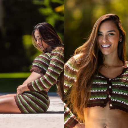 Tainá Militão abre álbum de fotos e mostra barriga de 20 semanas de grávida. Veja!