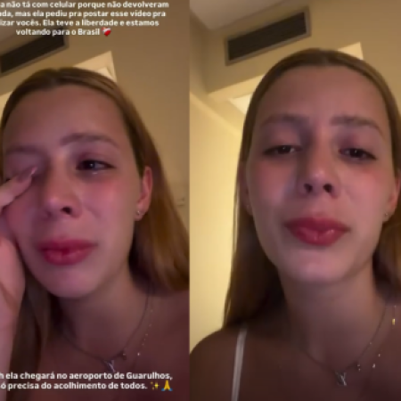 Malévola Alves surge aos prantos após prisão no Egito: “Muito humilhada”