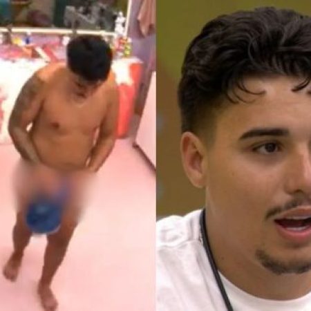 Pedro confunde “BBB26” com “Largados e Pelados” e mostra tudo em frente às câmeras