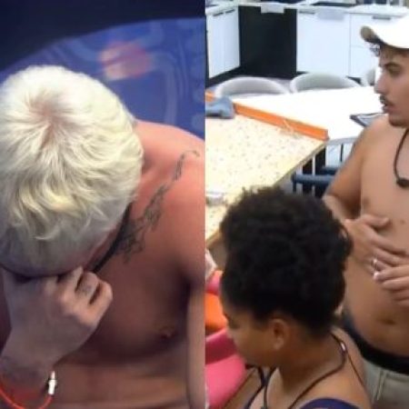 Juliano perde a paciência após Pedro derrubar própolis em casaco de Marina Sena: “Você não é homem”