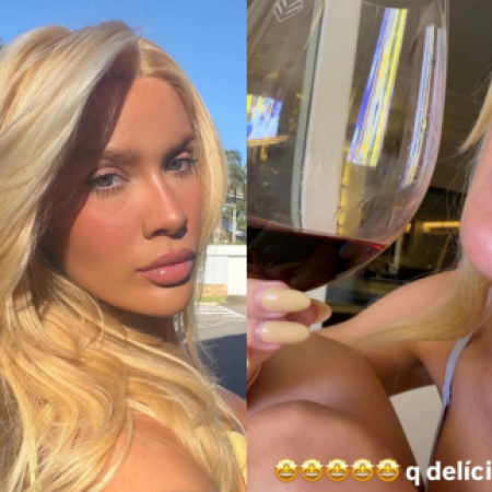 Karoline Lima nega que tenha dado indireta para o ex, Léo Pereira, após vitória do Corinthians