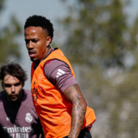 Ancelotti ganha fôlego: Militão retorna aos treinos no Real Madrid após lesão grave